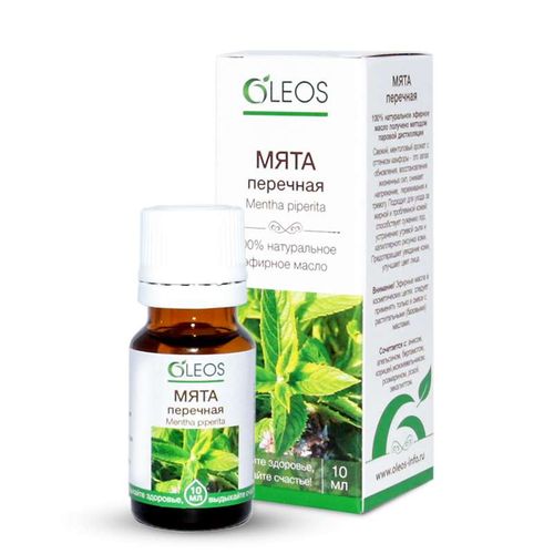 OLEOS ЭФИРНОЕ МАСЛО МЯТА ЭФИРНОЕ МАСЛО 10 МЛ №1