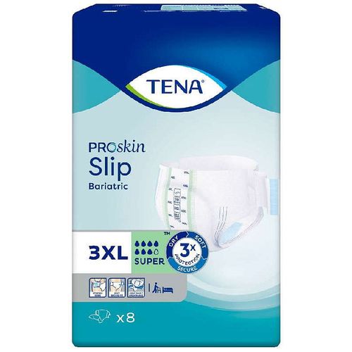 TENA SLIP BARIATRIC SUPER ПОДГУЗНИКИ Д/ВЗР 3XL ПОДГУЗНИКИ УРОЛОГИЧЕСКИЕ   №8