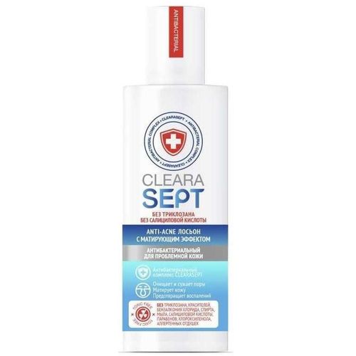 CLEARASEPT ANTI-ACNE ЛОСЬОН ДЛЯ УМЫВАНИЯ С МАТИРУЮЩИМ ЭФФЕКТОМ ЛОСЬОН ДЛЯ ЛИЦА 150 МЛ №1