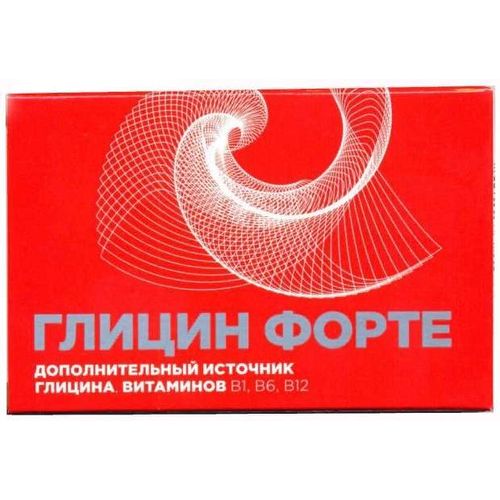 ГЛИЦИН ФОРТЕ ТАБЛЕТКИ ДЛЯ РАССАСЫВАНИЯ №20