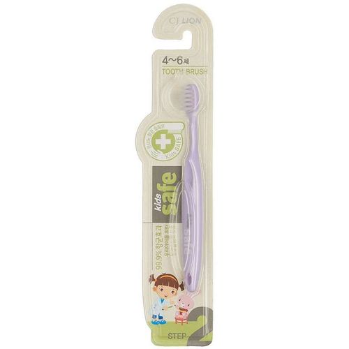 LION KIDS SAFE ЗУБ ЩЕТКА ДЕТ ШАГ 2 4-6 ЛЕТ МЯГКАЯ ЗУБНАЯ ЩЕТКА ДЕТСКАЯ   №1