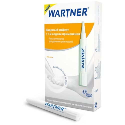 WARTNER (ВАРТНЕР) РУЧКА-АППЛИКАТОР Д/УДАЛЕНИЯ СУХИХ МОЗОЛЕЙ СРЕДСТВО ДЛЯ НОГ 4 МЛ №1