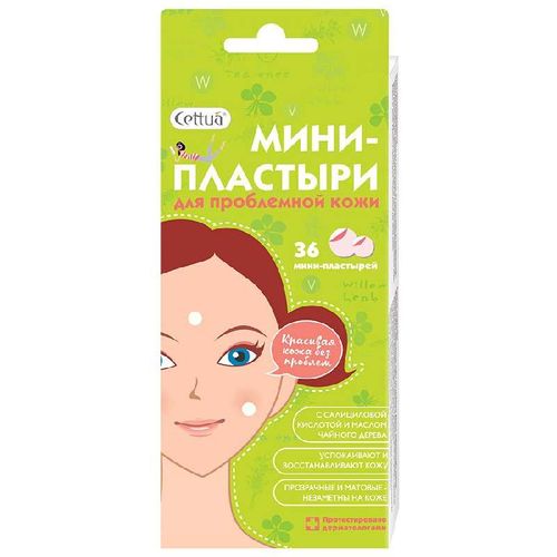 CETTUA МИНИ-ПЛАСТЫРИ Д/ПРОБЛЕМНОЙ КОЖИ КОСМЕТИЧЕСКИЙ ПЛАСТЫРЬ   №36