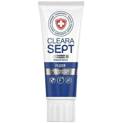 CLEARASEPT DENTAL SEA SALT & LAMINARIA ЗУБНАЯ ПАСТА РЕМИНЕРАЛИЗАЦИЯ И ОТБЕЛИВАНИЕ ЗУБНАЯ ПАСТА КОМПЛЕКСНАЯ 75 МЛ №1