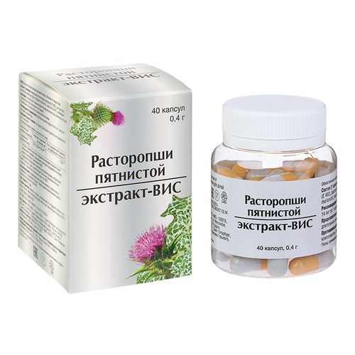 ВИС РАСТОРОПШИ ПЯТНИСТОЙ ЭКСТРАКТ-ВИС КАПСУЛЫ  0,4 Г №40