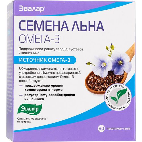 ЭВАЛАР СЕМЕНА ЛЬНА РАСТИТЕЛЬНОЕ СЫРЬЕ  5 Г №30