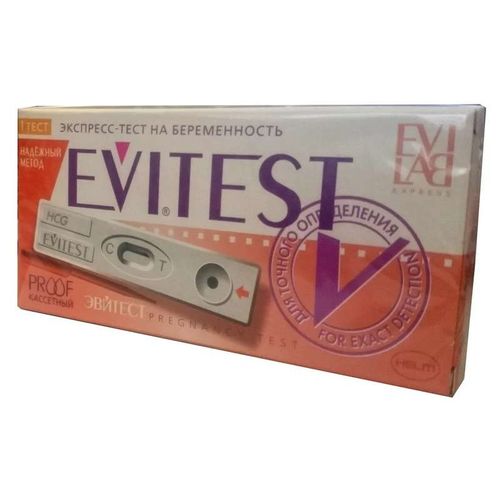 EVITEST PROOF КАССЕТА С ПИПЕТКОЙ ТЕСТ НА БЕРЕМЕННОСТЬ ТЕСТ НА БЕРЕМЕННОСТЬ №1