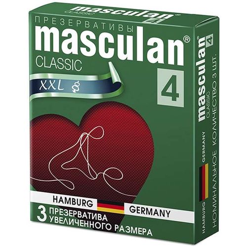 MASCULAN 4 ПРЕЗЕРВАТИВЫ CLASSIC ОБЛЕГЧАЮЩИЙ