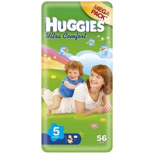 HUGGIES ULTRA COMFORT 5 ПОДГУЗНИКИ 12-22КГ Д/МАЛЬЧИКОВ И ДЕВОЧЕК ПОДГУЗНИКИ ДЕТСКИЕ №56