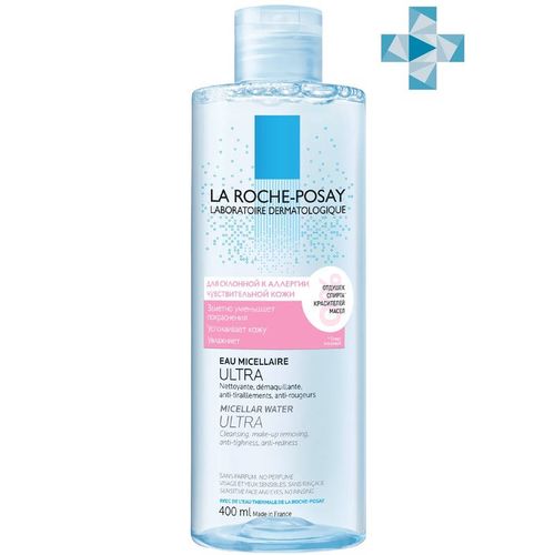 LA ROCHE-POSAY PHYSIOLOGICAL ULTRA REACTIVE ВОДА МИЦЕЛ ОЧИЩ АЛЛЕРГИЧ КОЖА ВОДА МИЦЕЛЛЯРНАЯ  400 МЛ №1