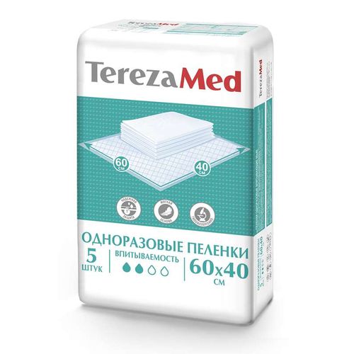 TEREZAMED ВПИТЫВАЮЩИЕ ПЕЛЕНКИ NORMAL 60 X 40 СМ ПЕЛЕНКИ ВПИТЫВАЮЩИЕ ВЗРОСЛЫЕ   №5