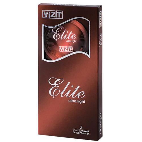 VIZIT ПРЕЗЕРВАТИВЫ ELITE ULTRA LIGHT УЛЬТРАТОНКИЕ ПРЕЗЕРВАТИВ    №2