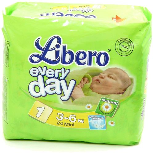 LIBERO EVERY DAY ПОДГУЗНИКИ MINI 3-6КГ ПОДГУЗНИКИ ДЕТСКИЕ №24