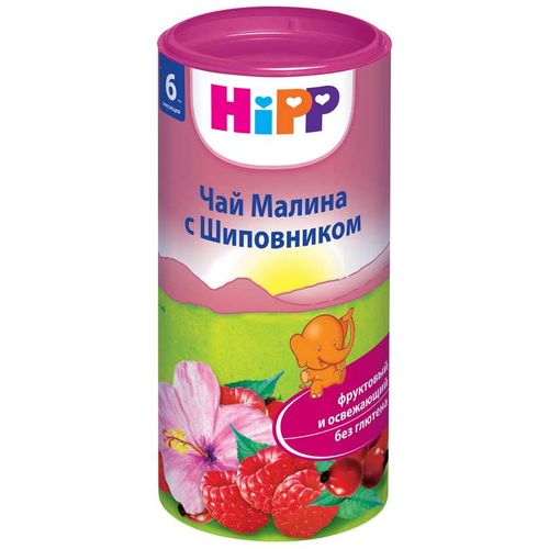 HIPP МАЛИНА И ШИПОВНИК С 6 МЕС ЧАЙ 200 Г №1