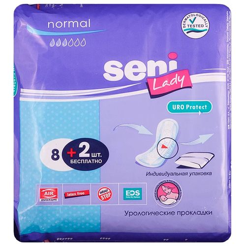 SENI LADY 3 NORMAL ПРОКЛАДКИ/ВКЛАДЫШИ УРОЛОГИЧЕСКИЕ ДЛЯ ЖЕНЩИН ПРОКЛАДКИ УРОЛОГИЧЕСКИЕ ЖЕНСКИЕ   №10