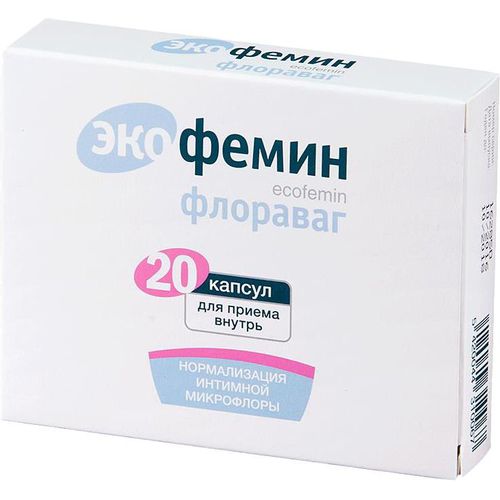 ЭКОФЕМИН ФЛОРАВАГ КАПСУЛЫ  330 МГ №20
