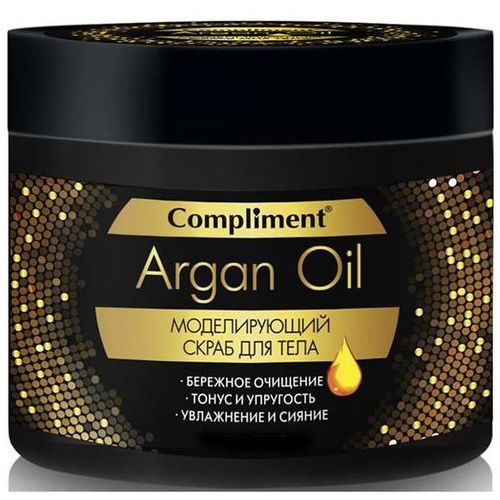 COMPLIMENT ARGAN OIL СКРАБ Д/ТЕЛА МОДЕЛИРУЮЩИЙ СКРАБ 300 МЛ №1