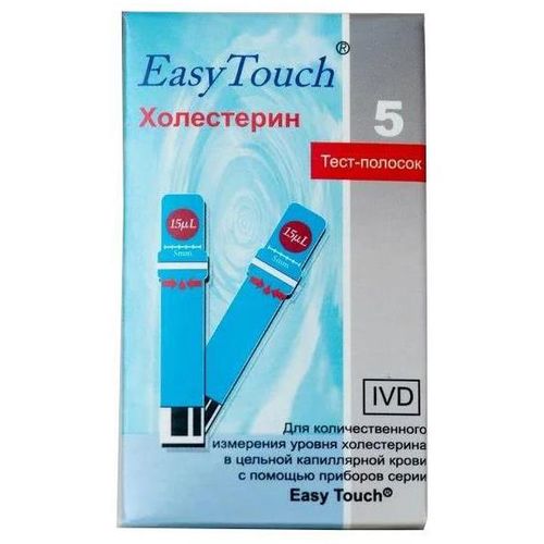 ТЕСТ-ПОЛОСКИ EASY TOUCH ХОЛЕСТЕРИН ТЕСТ-ПОЛОСКИ ДЛЯ ОПРЕДЕЛЕНИЯ ХОЛЕСТЕРИНА №5