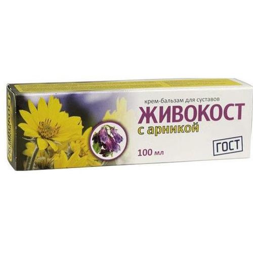 ЖИВОКОСТ КРЕМ-БАЛЬЗАМ Д/СУСТАВОВ С АРНИКОЙ КОСМЕТИЧЕСКИЙ КРЕМ 100 МЛ №1