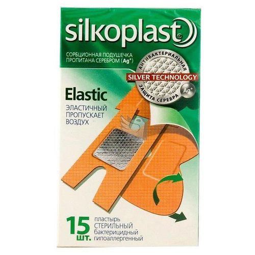 SILKOPLAST ПЛАСТЫРЬ ELASTIC ПЛАСТЫРЬ №15
