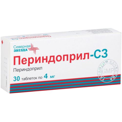 ПЕРИНДОПРИЛ-СЗ ТАБЛЕТКИ 4 МГ   №30