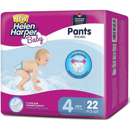 HELEN HARPER BABY ДЕТСКИЕ ПОДГУЗНИКИ-ТРУСИКИ MAXI (8-13КГ) ПОДГУЗНИКИ ДЕТСКИЕ-ТРУСЫ №22