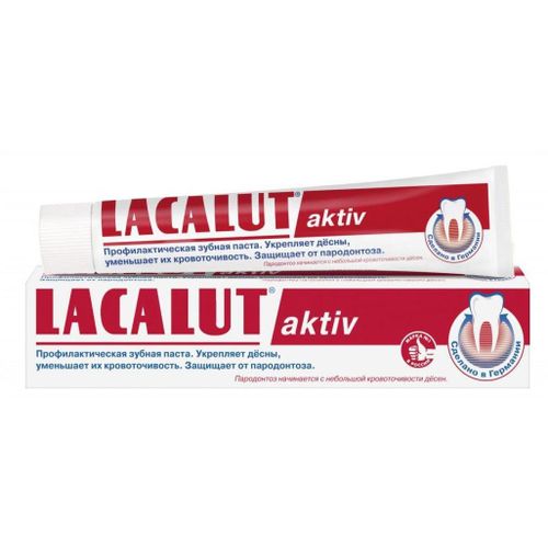LACALUT ЗУБН ПАСТА АКТИВ (ПРОМО) ЗУБНАЯ ПАСТА ДЛЯ ЗАЩИТЫ ДЕСЕН 100 МЛ №1