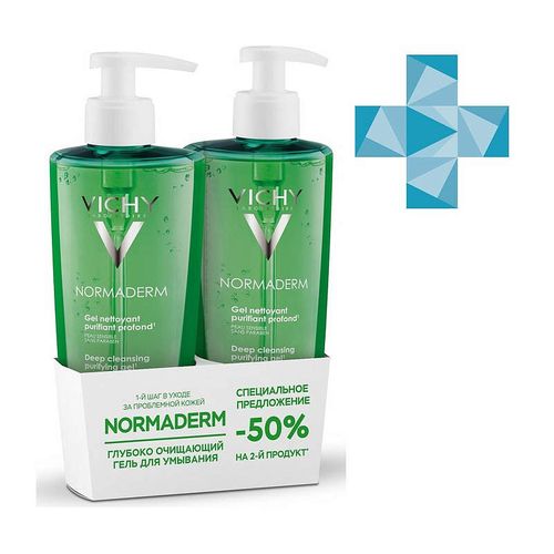 VICHY PURETE THERMAL ГЕЛЬ Д/ЛИЦА ОЧИЩАЮЩИЙ ОСВЕЖАЮЩИЙ ГЕЛЬ ДЛЯ УМЫВАНИЯ  200 МЛ №2