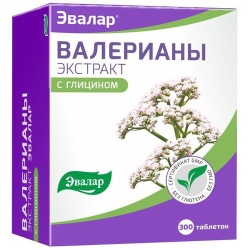 ЭВАЛАР ВИТАБОТАНИКА ВАЛЕРИАНЫ ЭКСТРАКТ ТАБЛЕТКИ ПОКРЫТЫЕ ОБОЛОЧКОЙ 20 МГ 0,25 Г №300