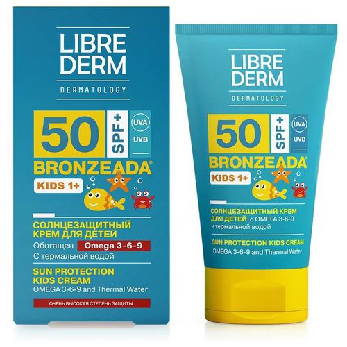 LIBREDERM BRONZEADA КРЕМ СОЛНЦЕЗАЩ Д/ЛИЦА/ТЕЛА ОМЕГА 3-6-9/ТЕРМАЛ ВОДА SPF50 КОСМЕТИЧЕСКИЙ КРЕМ 150 МЛ №1