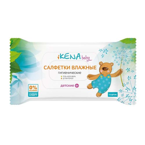 IKENA САЛФЕТКИ ВЛАЖНЫЕ ДЕТСКИЕ САЛФЕТКИ ВЛАЖНЫЕ ДЕТСКИЕ    №15