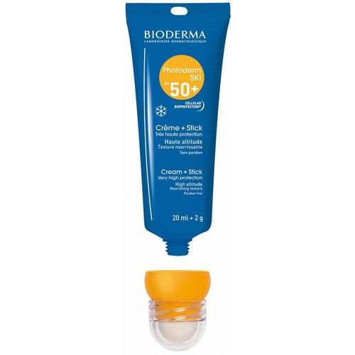 BIODERMA PHOTODERM НАБОР SKI КРЕМ Д/ЛИЦА 20МЛ+СТИК Д/ГУБ SPF50 2Г КОСМЕТИЧЕСКИЙ НАБОР    №1