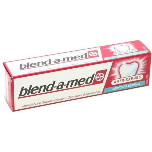 BLEND-A-MED АНТИ-КАРИЕС З/ПАСТА ДЕЛИКАТНОЕ ОТБЕЛИВАНИЕ ЗДОРОВАЯ БЕЛИЗНА ЗУБНАЯ ПАСТА ОТБЕЛИВАЮЩАЯ 100 МЛ №1