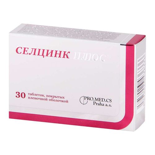 СЕЛЦИНК ПЛЮС ТАБЛЕТКИ ПОКРЫТЫЕ ОБОЛОЧКОЙ    №30