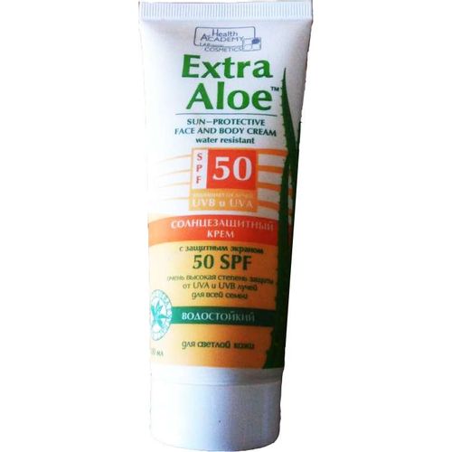 EXTRA ALOE КРЕМ СОЛНЦЕЗАЩИТНЫЙ SPF50+ КРЕМ 75 МЛ №1
