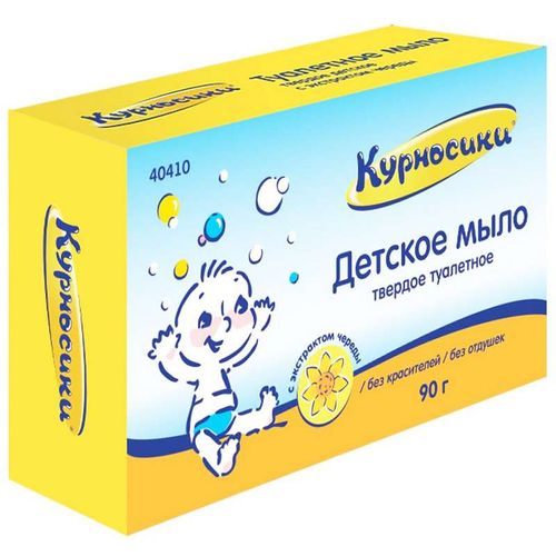 КУРНОСИКИ МЫЛО С ЧЕРЕДОЙ МЫЛО 90 Г №1
