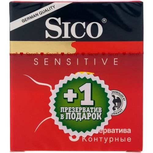 SICO SENSITIVE ПРЕЗЕРВАТИВЫ ПРЕЗЕРВАТИВ №3