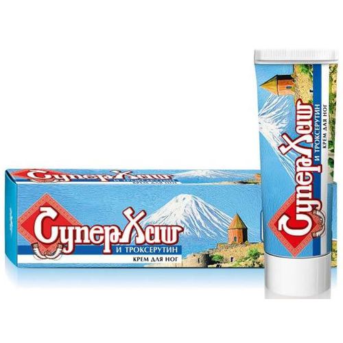 СУПЕРХАШ И ТРОКСЕРУТИН КРЕМ Д/НОГ ОТ ВАРИКОЗНОГО РАСШИРЕНИЯ ВЕН КОСМЕТИЧЕСКИЙ КРЕМ 75 МЛ №1