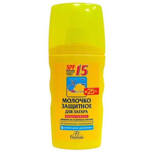 ФЛОРЕСАН СОЛН СЕРИЯ МОЛОЧКО ЗАЩИТНОЕ Д/ЗАГАРА SPF15 (Ф-104) КОСМЕТИЧЕСКОЕ МОЛОЧКО 170 МЛ №1