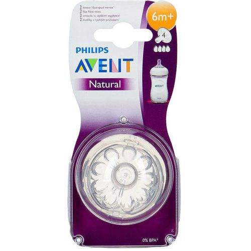 PHILIPS AVENT NATURAL СОСКА ПОТОК БЫСТРЫЙ SCF654/27 80540 СОСКА   №2