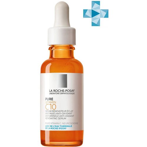 LA ROCHE-POSAY VITAMIN C10 SERUM СЫВОРОТКА Д/ЛИЦА АНТИОКСИДАНТНАЯ КОСМЕТИЧЕСКАЯ СЫВОРОТКА  30 МЛ №1