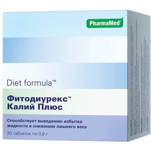 ДИЕТ ФОРМУЛА "ФИТОДИУРЕКС КАЛИЙ ПЛЮС" ТАБЛЕТКИ    №30