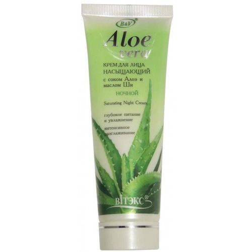 ВИТЭКС ALOE VERA КРЕМ НОЧН Д/ЛИЦА НАСЫЩАЮЩ АЛОЭ/МАСЛО ШИ КОСМЕТИЧЕСКИЙ КРЕМ 75 МЛ №1