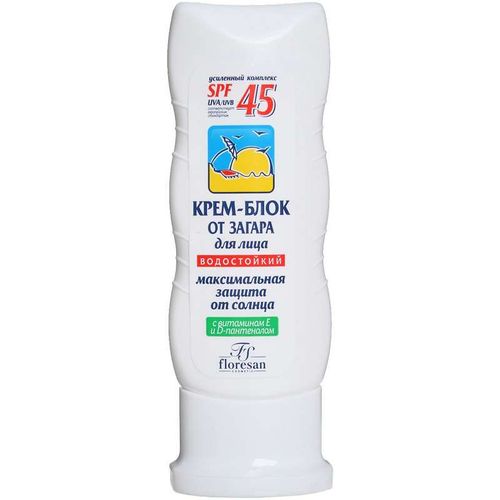 ФЛОРЕСАН СОЛН СЕРИЯ КРЕМ-БЛОК ОТ ЗАГАРА SPF45 (Ф-113) КОСМЕТИЧЕСКИЙ КРЕМ 60 МЛ №1