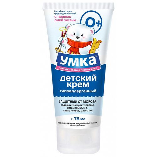 УМКА КРЕМ ДЕТСКИЙ ЗАЩИТНЫЙ ОТ МОРОЗА КОСМЕТИЧЕСКИЙ КРЕМ 75 МЛ №1