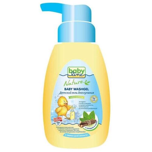BABYLINE NATURE ГЕЛЬ Д/КУПАНИЯ С МЯТОЙ И СОЛОДКОЙ ГЕЛЬ ДЛЯ ДУША 260 МЛ №1