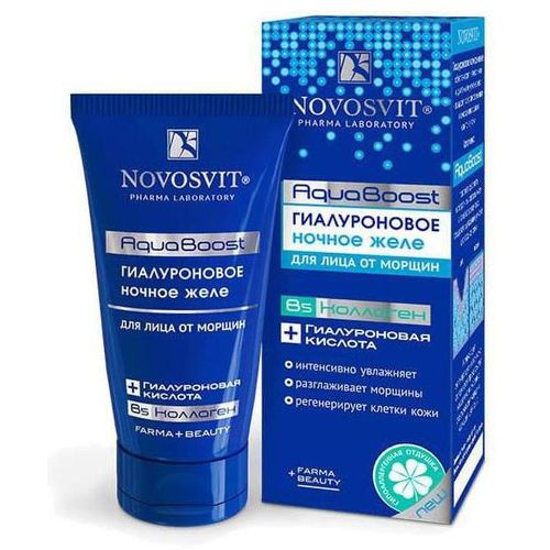 NOVOSVIT AQUABOOST ЖЕЛЕ Д/ЛИЦА ОТ МОРЩИН НОЧНОЕ КОСМЕТИЧЕСКИЕ СРЕДСТВА ПРОЧИЕ 50 МЛ №1