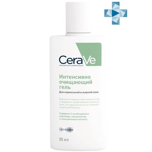 CERAVE ОЧИЩАЮЩ ИНТЕНСИВ ГЕЛЬ Д/ЛИЦА/ТЕЛА НОРМ/ЖИРН КОЖА КОСМЕТИЧЕСКИЙ ГЕЛЬ  88 МЛ №1