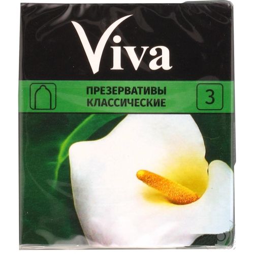 VIVA ПРЕЗЕРВАТИВЫ КЛАССИЧЕСКИЕ ПРЕЗЕРВАТИВ    №3