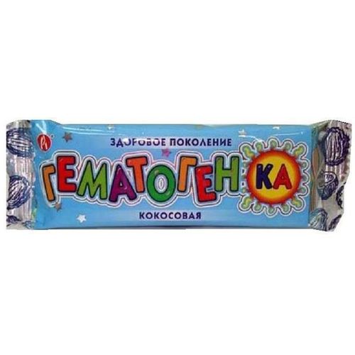 ГЕМАТОГЕНКА КОКОСОВАЯ ПЛИТКА 40 Г №1